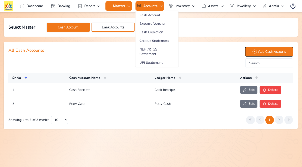 Accounts
